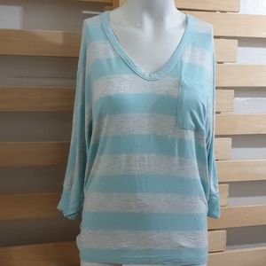 H by bordeaux Women's Blouse Blue/Grey Size XS New